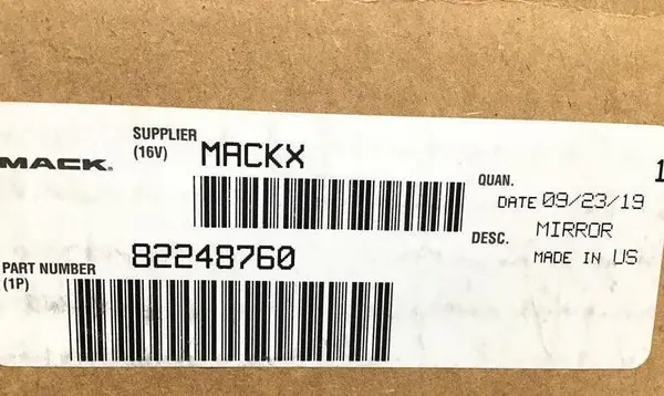 82248760 Genuine Volvo Mirror