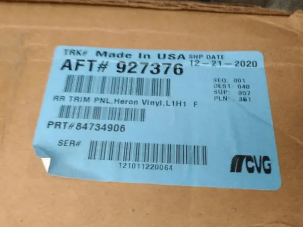 84734906 Genuine Volvo Trim Panel