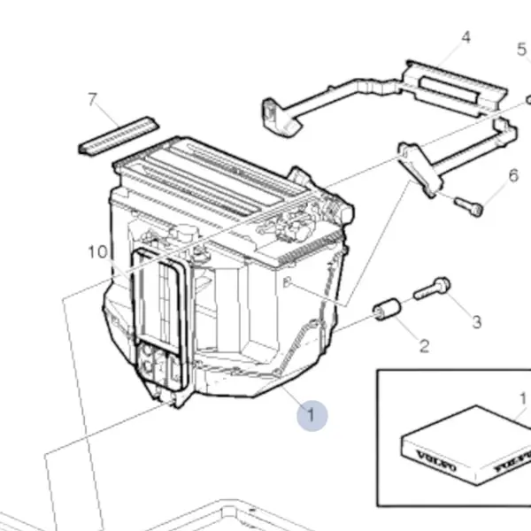 84739900 Genuine Volvo Climate Unit