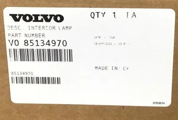 SK0219530-US20260702-105043-0 85134970 Genuine Volvo Interior Lamp - Image 1