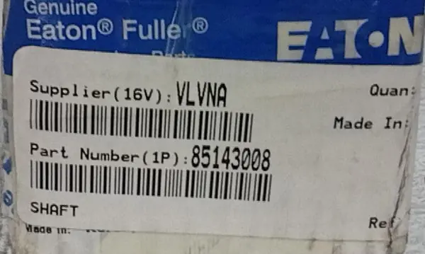 85143008 Genuine Volvo Shaft