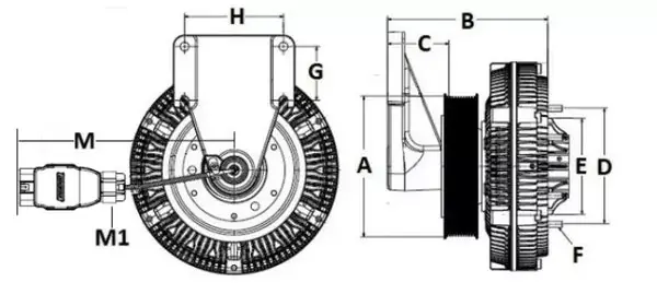 SK0220487-US20260702-105043-0 Genuine Horton Fan Clutch Assembly - Image 1