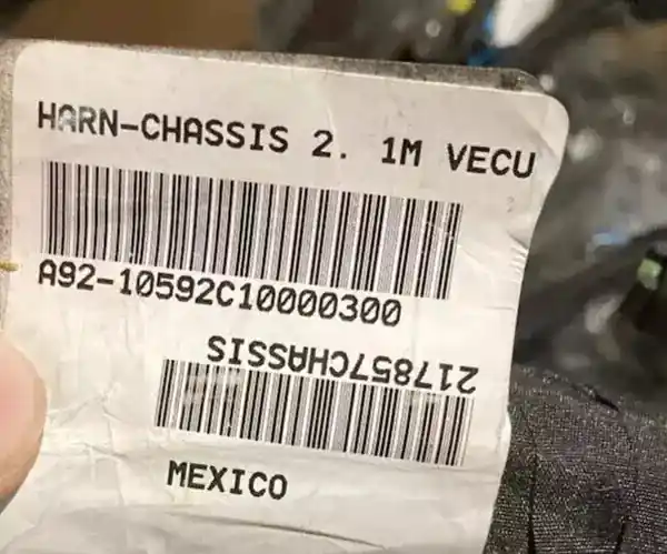 A9210592C10000300 Genuine Peterbilt Chassis Wiring Harness