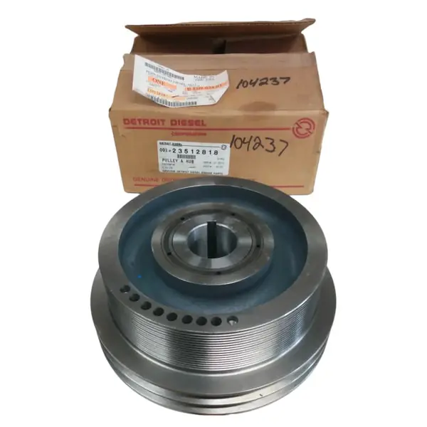 DDE 23512818 Genuine Detroit Diesel Crankshaft Pulley Assembly