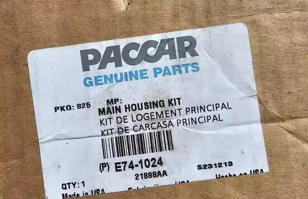 Genuine Paccar Main Housing Kit