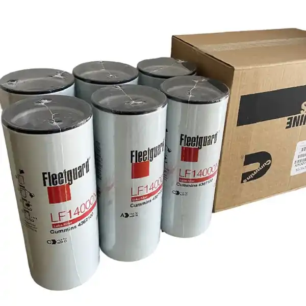 Genuine Fleetguard Case Of Six Oil Filters 4367100 For Cummins Isx