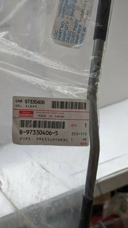 Genuine Isuzu Pipe Press Hydrau For Isuzu