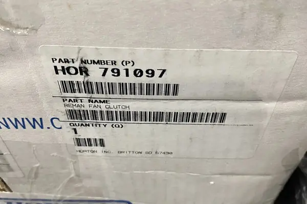 HOR791097 Genuine Horton Fan Clutch