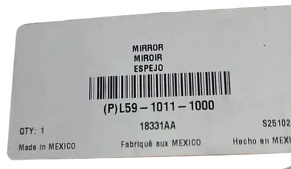 SK0228677-US20260702-105043-0 Genuine Kenworth Left Side Hood Mirror - Image 1