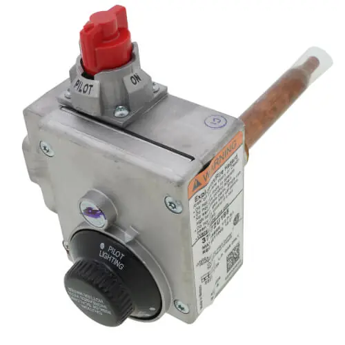 WHITE-RODGERS 37C72U-185 Gas Water Heater Control For LP Gas Only 1/2 N.P.T. Inlet 1/2 Inverted Flare Outlet