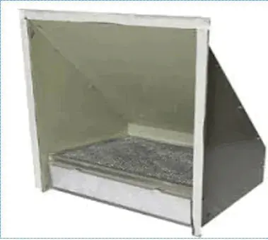 Allied C1DAMP10C-1 Manual Dampers With Outdoor Air Hood