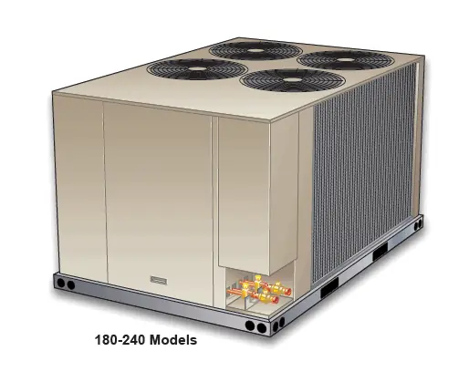 Allied Commercial ELS180S4DS1G - 15.0 Ton Condensing Unit 460/3