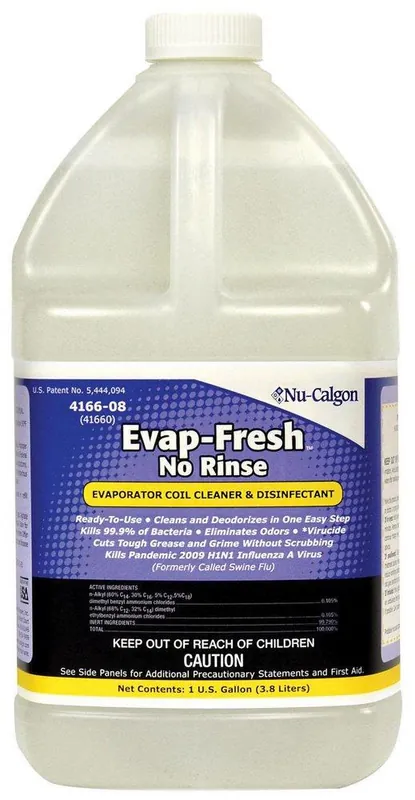 Nu-Calgon 4166-08 Evap-Fresh 1 Gal Clear Coil Cleaner