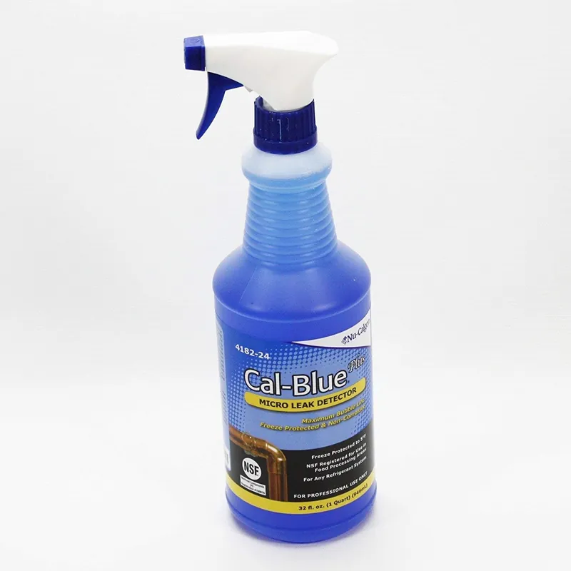 Nu-Calgon 4182-24 Cal-Blue Plus Micro Gas Leak Detector, 1 qt Spray Bottle