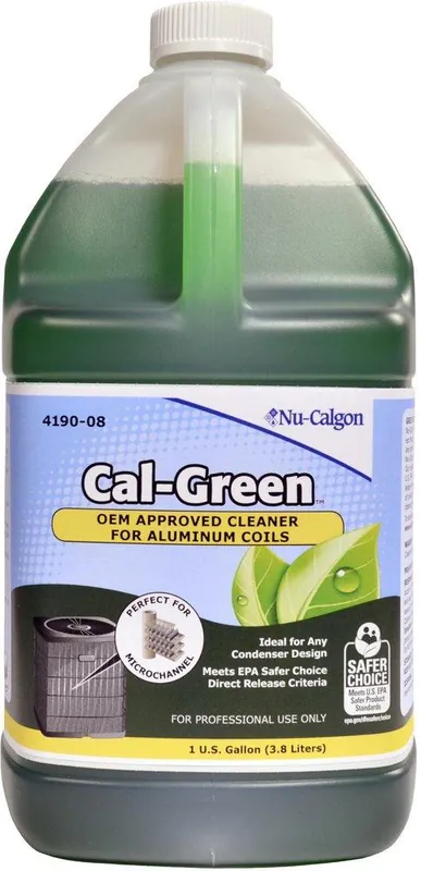 SK0231984-US20260702-105043-0 Nu-Calgon 4190-08 Cal-Green Condenser Coil Cleaner 1 Gallon - Image 1