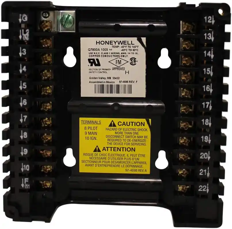 Honeywell Q7800A1005 Wiring Subbase - Panel Mount