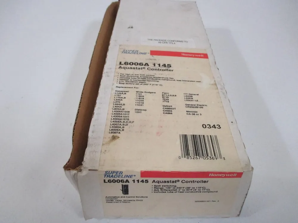 SK0232602-US20260702-105043-0 Honeywell L6006A1145 Immersion Control - Image 1