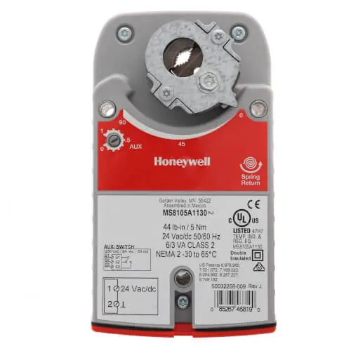 SK0232865-US20260702-105043-0 Honeywell MS8105A1130 Two-Position Actuator 44 lb-in Spring Return - Image 1