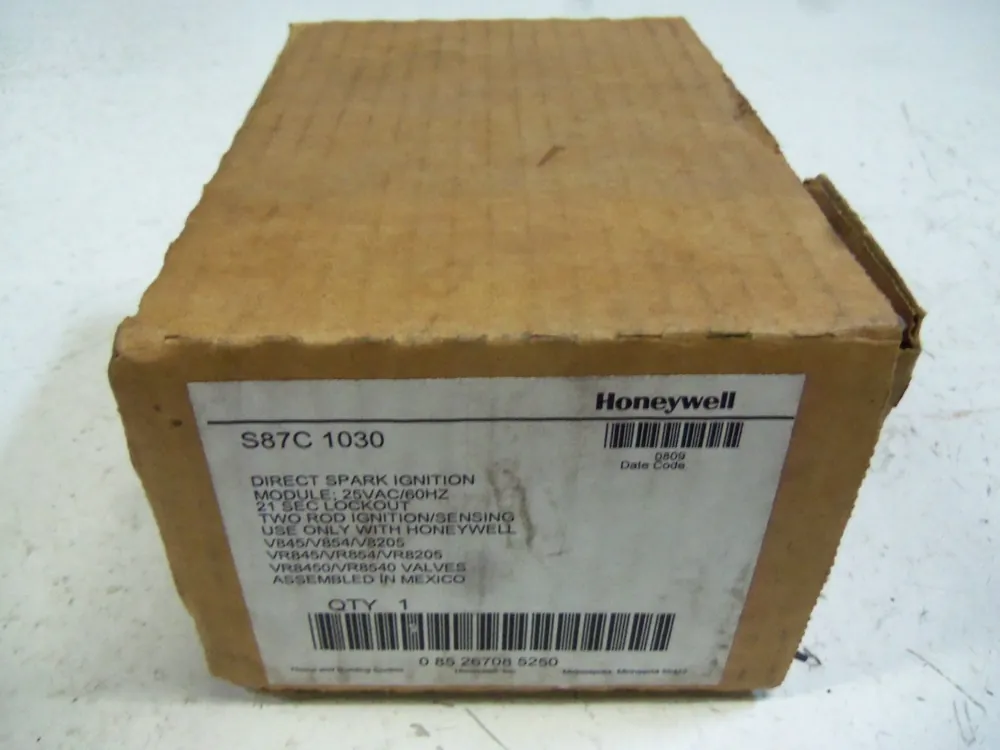 Honeywell S87C1030 Direct Spark Ignition Module 21 Sec Trial Time