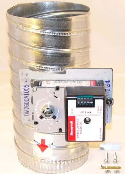 SK0233365-US20260702-105043-0 Honeywell DM7600A1005 Electric Zone Damper 6 Diameter - Image 1