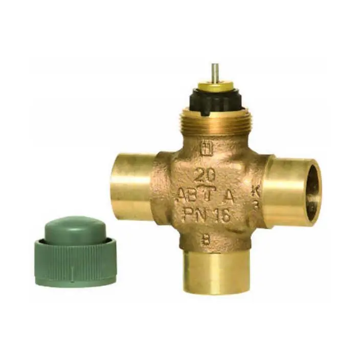 Honeywell V5853A2022 Globe Valve 3 Way 0.74 Cv 1/2 Sweat