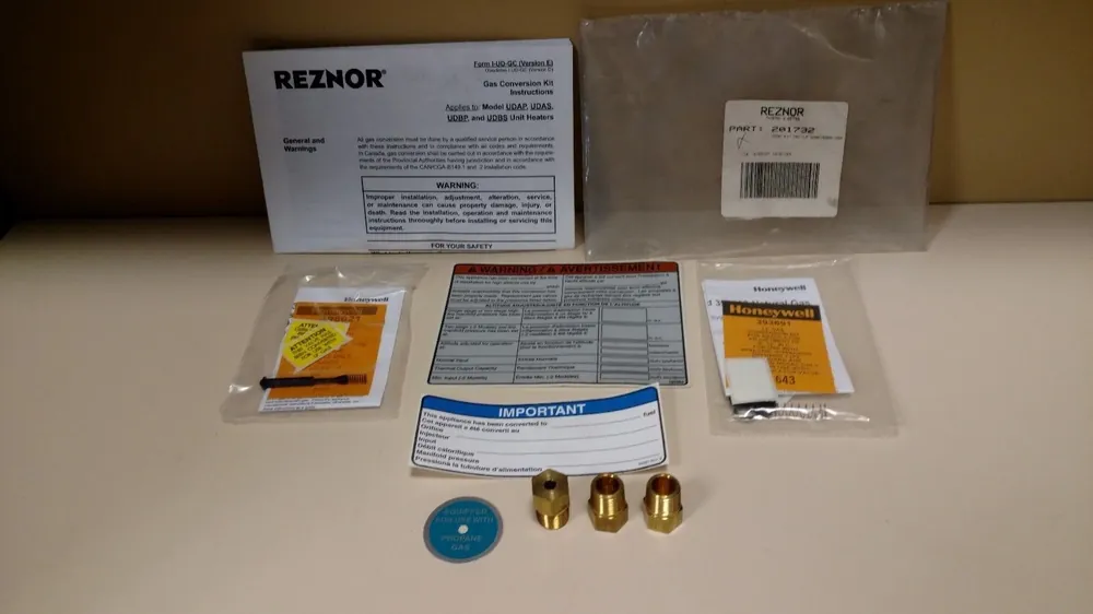 SK0234917-US20260702-105043-0 Reznor 201732 LP Kit UDAP/UDAS 300-400 Replacement 1036543R - Image 1