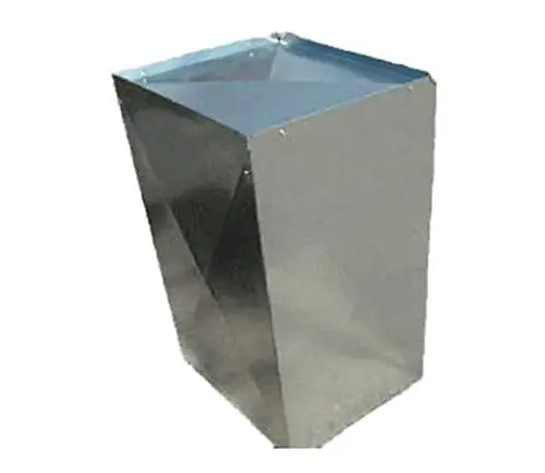 McDaniel Metals 198/8X245/8X36RF1/2 Insulated Sheet Metal Return Air Plenum 19-5/8 inch x 24-5/8 inch x 36 inch with 1/2 inch Flange