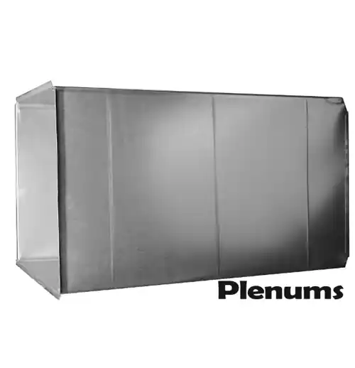 McDaniel Metals P19.87518.7548-R8-1-0 4 Ft R8 Supply Plenum Insulated Galvanized Metal