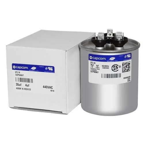 SK0236544-US20260702-105043-0 Trane Parts CPT0667 Rnd Run Capacitor 35/4MFD 440V - Image 1