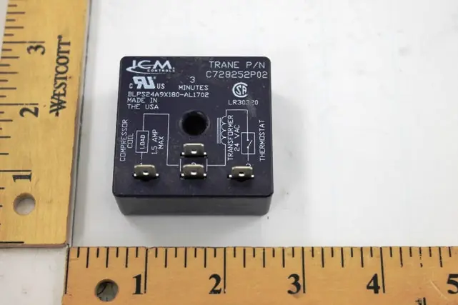SK0236593-US20260702-105043-0 Trane RLY1634 24V .5A 3Min Time Delay Relay - Image 1