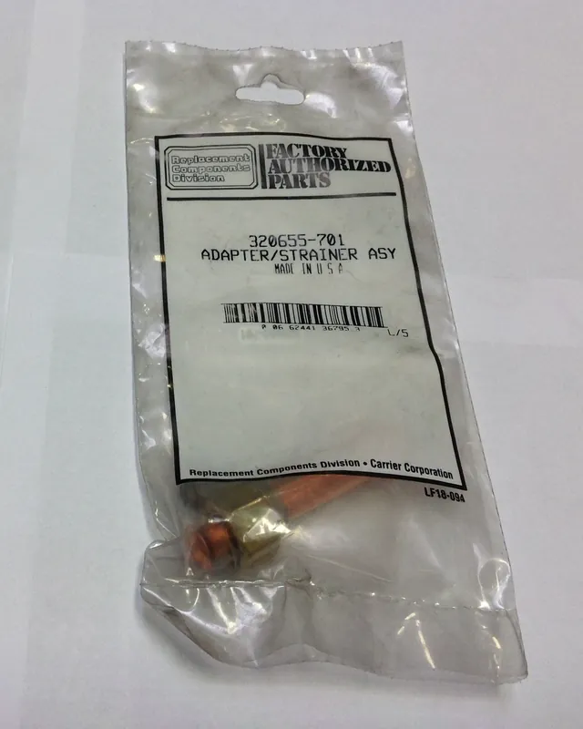 SK0237230-US20260702-105043-0 Carrier 320655-701 Adapter/Strainer Assembly - Image 1