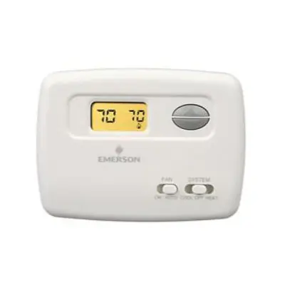 SK0238302-US20260702-105043-0 White-Rodgers 1F78-144 Non-Programmable Thermostat 24 Volt or Millivolt system Horizontal - Image 1