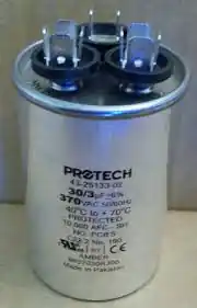 Rheem 43-25133-02 Capacitor - 30/3/370 Dual Round