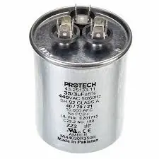 Rheem 43-25133-11 Capacitor 35/3/440 Dual Round