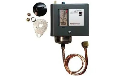 Johnson Controls P70AB-12C Pressure Control 12/80# Diff Adj 5/35# 1/4 Flare 36 Cap.