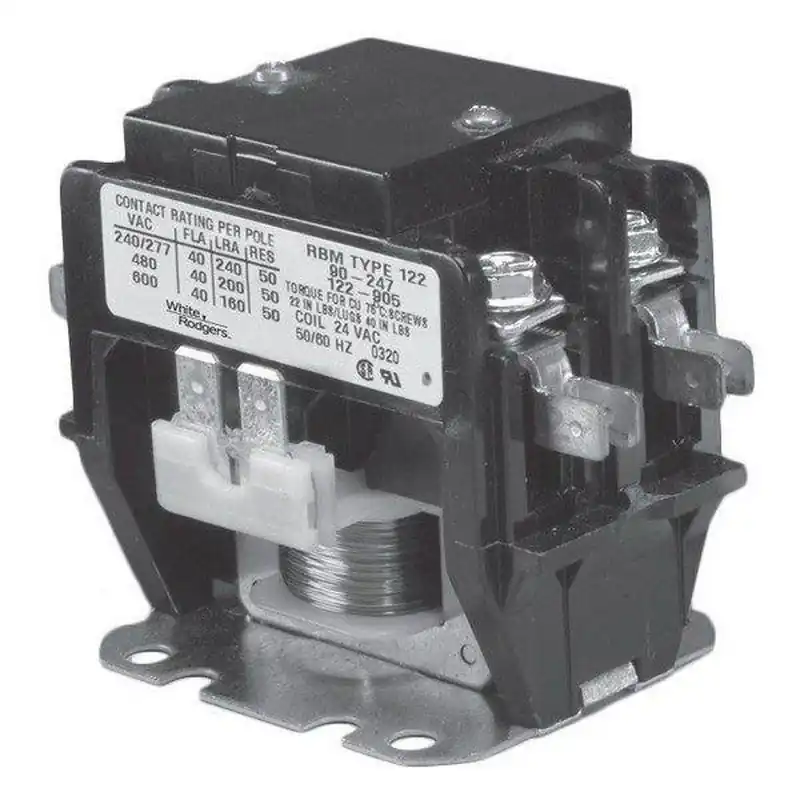 White Rodgers 90-244 2 Pole 30 Amp Contactor 24V