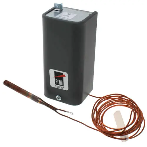 Johnson Controls A19ADC-31C SPDT Remote Bulb Temperature Control, Open-Hi w/ Manual Reset (6' Cap)