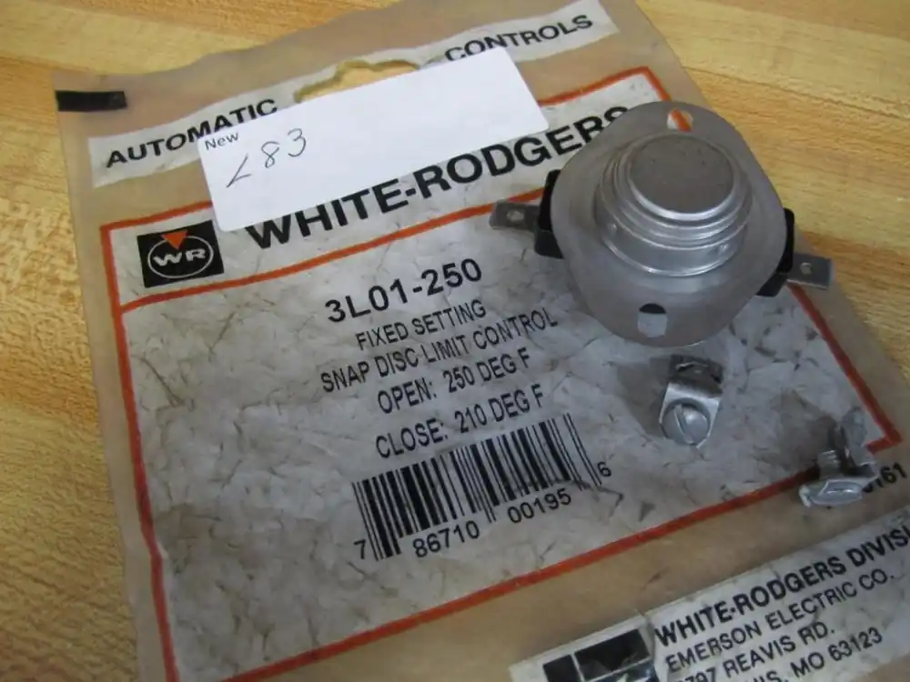 White-Rodgers 3L01-250 Limit Disc 250F-40F Differential