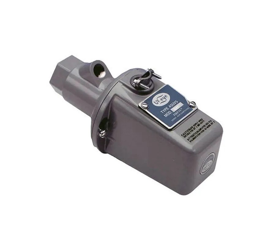 SK0239683-US20260702-105043-0 Fireye 45UV5-1009 UV Self-Check Scanner 120Vac Shutter 1 NPT 8 Ft Leads - Image 1