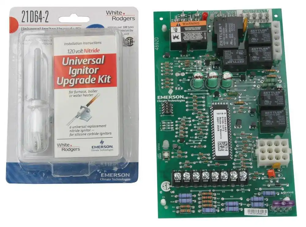 White-Rodgers 21M51U-843 Universal Two Stage Furnace Control Board with 120V Ignitor