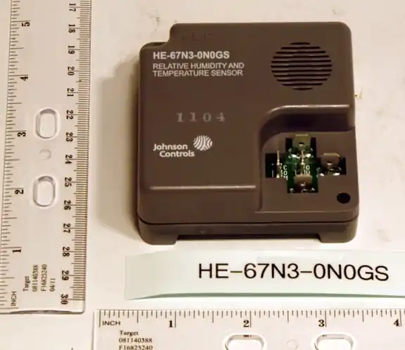 Johnson Controls HE-67N3-0N0GS Surf.Ductmt 1000 Ohm Grey