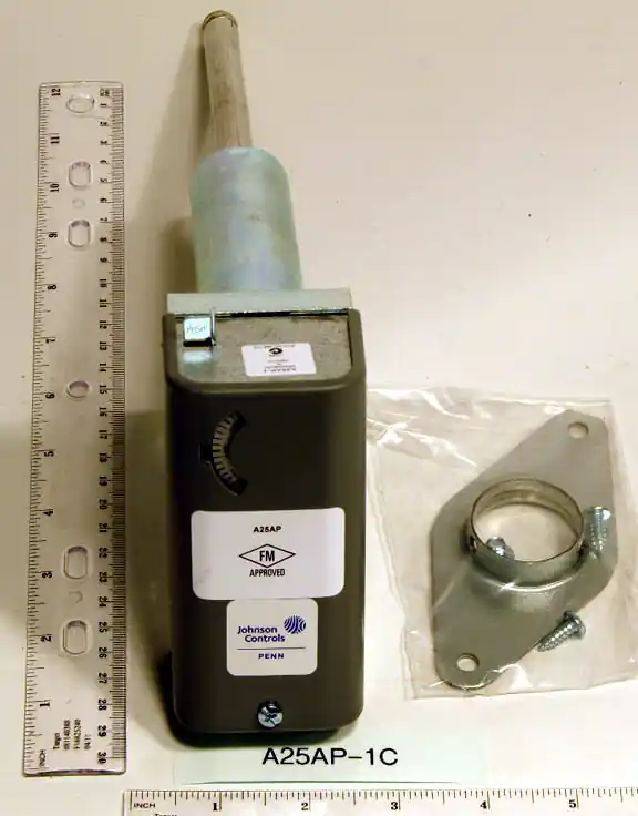 SK0239801-US20260702-105043-0 Johnson Controls A25AP-1C - Spst Air Temperature Control W/Manual Reset Open H - Image 1