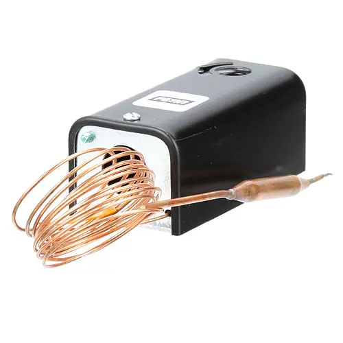 Johnson Controls A19ABA-40C Remote Bulb Temp. Control -30/100F; Diff Adj 3 To 12F; 6' Cap.
