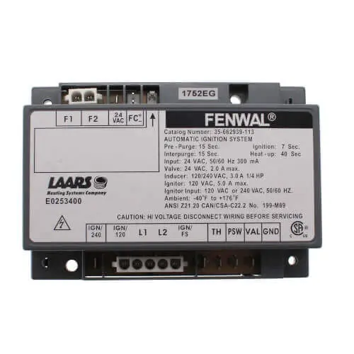 Laars E0253400 24V Ignition Module