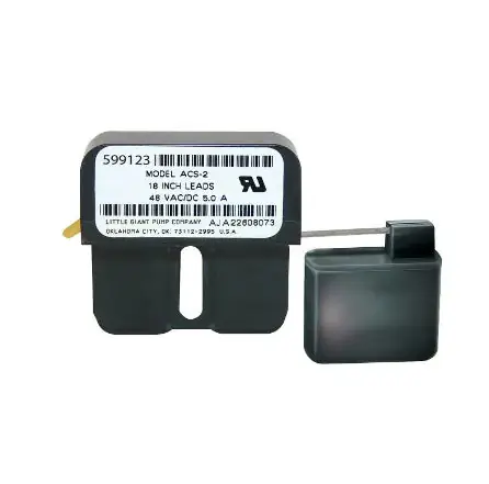 SK0240352-US20260702-105043-0 Little Giant ACS-2-72 Auxiliary Condensate Drain Pan Overflow Shut-off Switch 72 in. Leads 48 VAC/VDC 5 Amps Max - Image 1