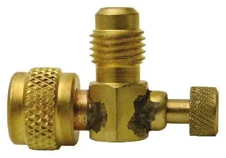 C&D Valve CD5050 Thumbscrew Core Depressor - 1/4 Male Flare Access Fitting
