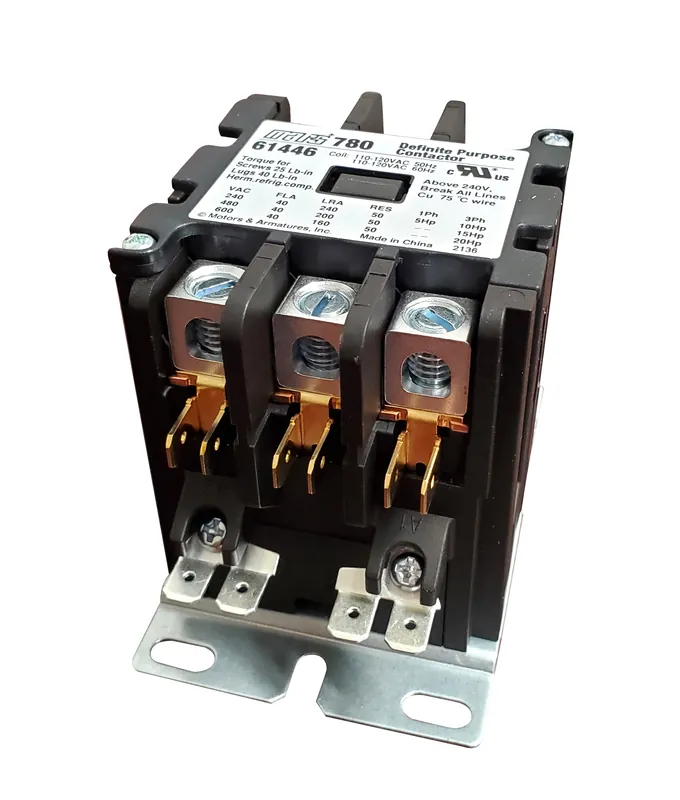 MARS 61446 M M 61446 3POLE 120V 40A CONTACTOR W/LUG
