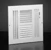 Hart & Cooley 6841212 - 12X12 Ceiling Stamped Face Four Way Register