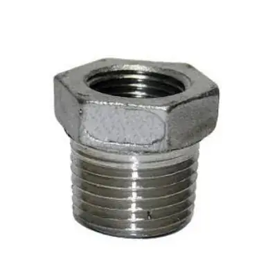 Mueller 287420 1 1/2 x 1 Galvanized Pipe Bushing