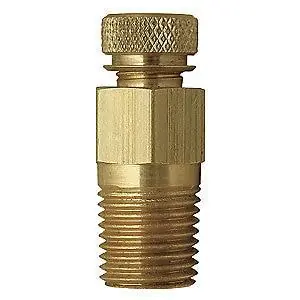 Sisco BNO250 Pressure & Temperature Test Plug 1/4 NPT 1-1/2 Brass 350F/1000PSI